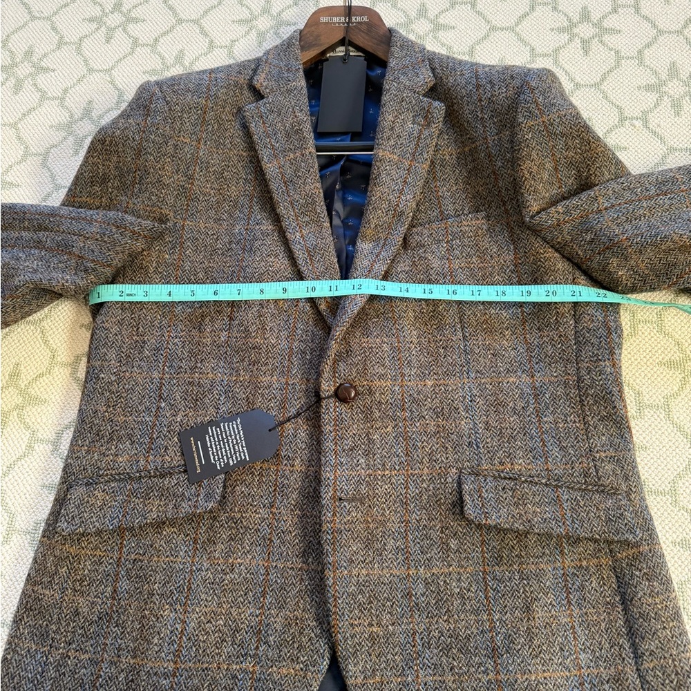 NWT Harris Tweed Blazer Size 46R - Picture 13 of 16